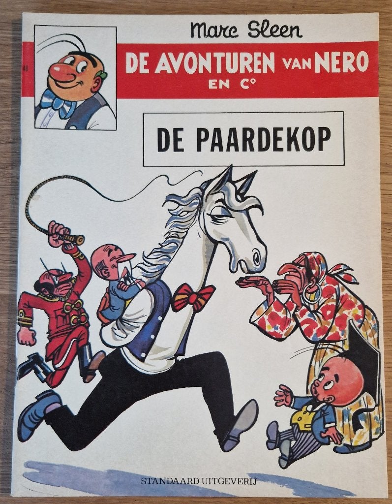 Nero - De paardekop -48-1982 Strip, Eén stripboek, Ophalen of Verzenden, Zo goed als nieuw