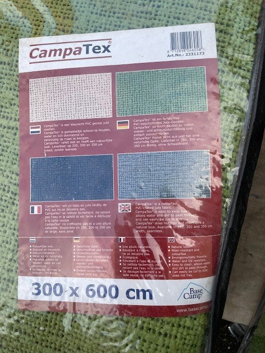 CampaTex groen vloerkleed, Ophalen of Verzenden, Nieuw