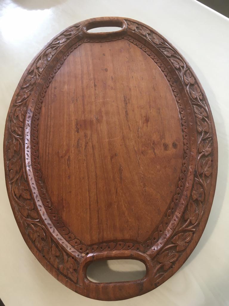Handwerk dienblad uit India, Ophalen of Verzenden, Zo goed als nieuw