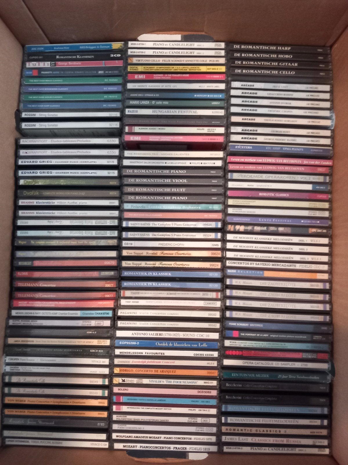 Grote collectie klassieke CD's - Diverse componisten, Gebruikt, Overige componisten, Overige typen, Ophalen of Verzenden