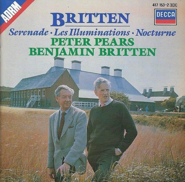 BRITTEN Serenade CD PEARS BRITTEN London OLD TOP CONDITIE, Ophalen of Verzenden, Modernisme tot heden, Gebruikt, Kamermuziek