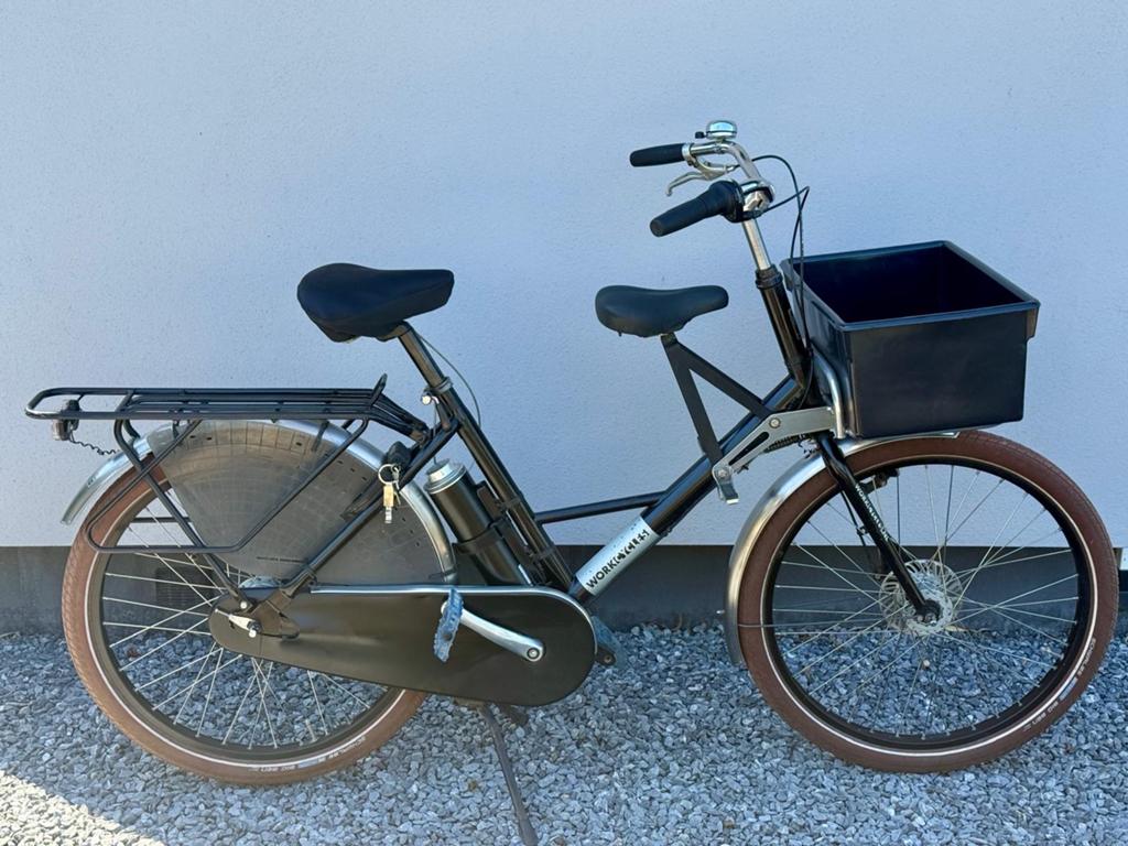 WorkCycles Fr8 elektrische familie-/transportfiets Pendix, Gebruikt, 51 tot 55 cm, 50 km per accu of meer, Ophalen