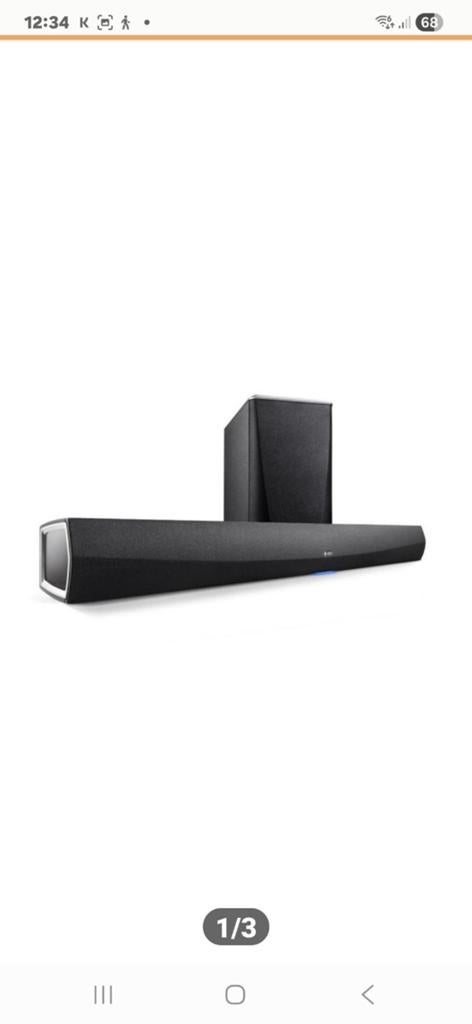 Denon Heos Homecinema Soundbar met Subwoofer, Audio, Tv en Foto, Home Cinema-sets, Ophalen of Verzenden, Gebruikt, Soundbar, Overige merken