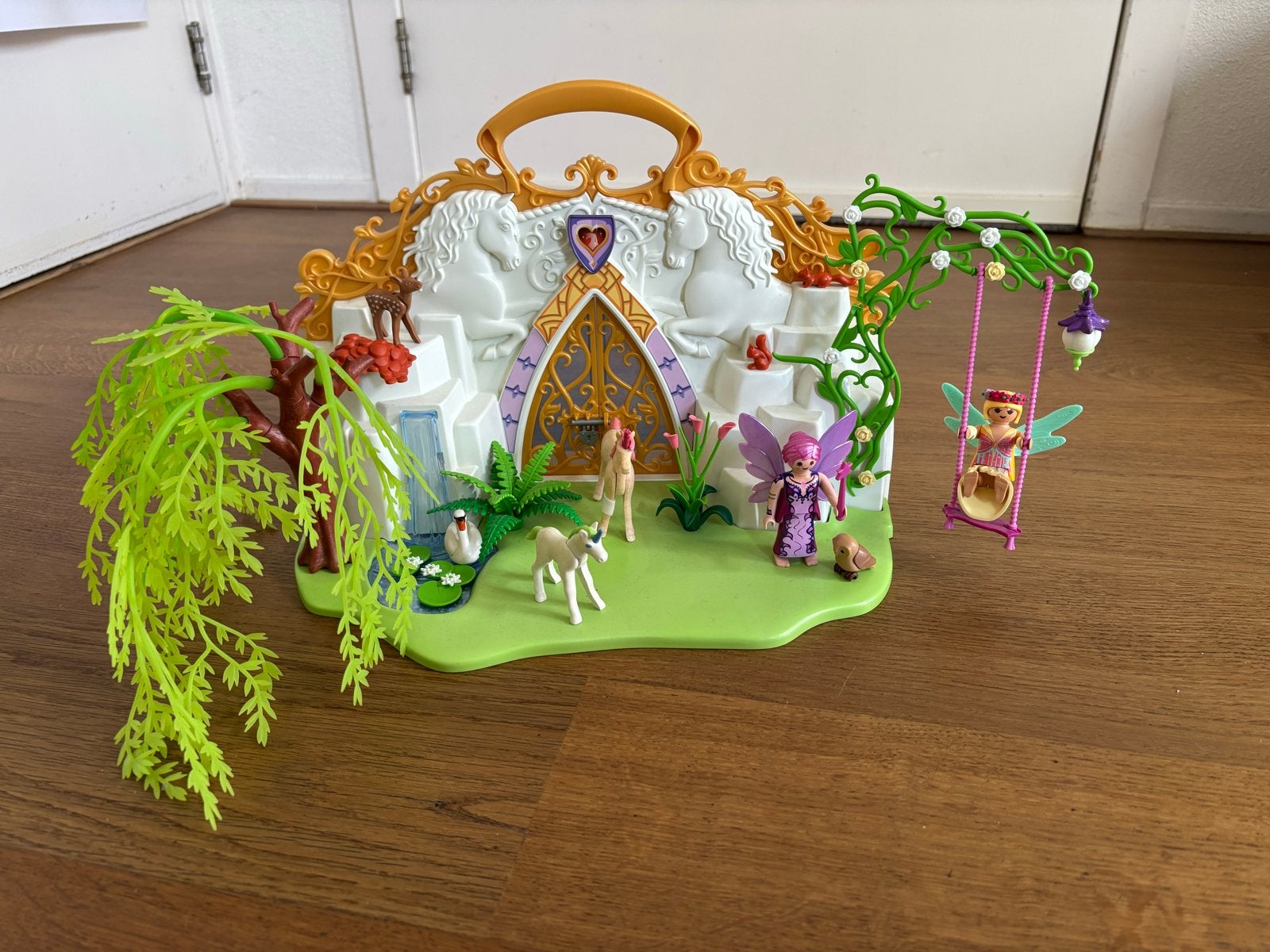 Playmobil 5208 Eenhoorn met magisch sprookjesland, Kinderen en Baby's, Ophalen, Complete set, Fantasy, Overige typen