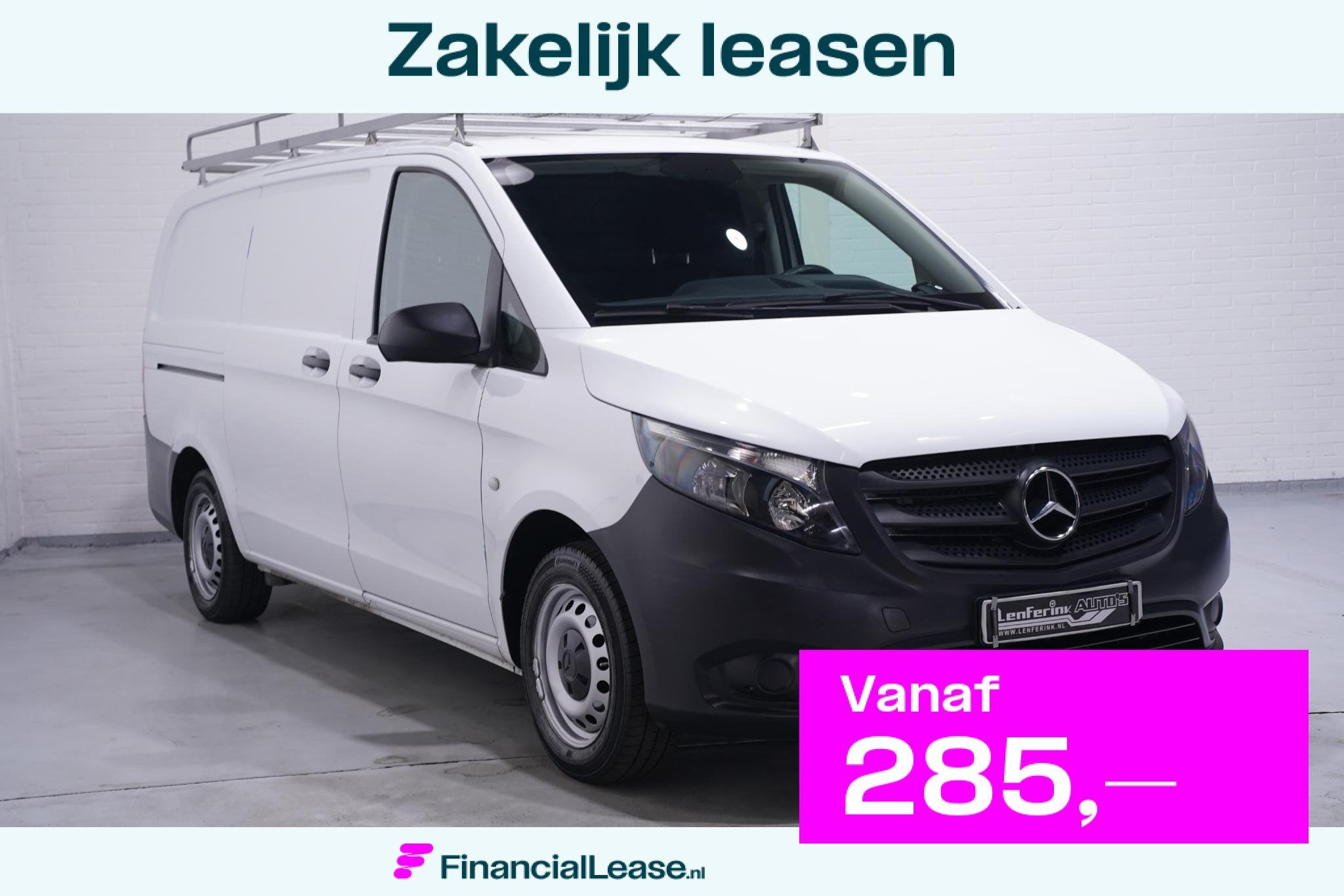Mercedes-Benz Vito 114 CDI 136 pk Lang Aut. Glazenwasser Edi, Automaat, Gebruikt, 4 cilinders, 2500 kg