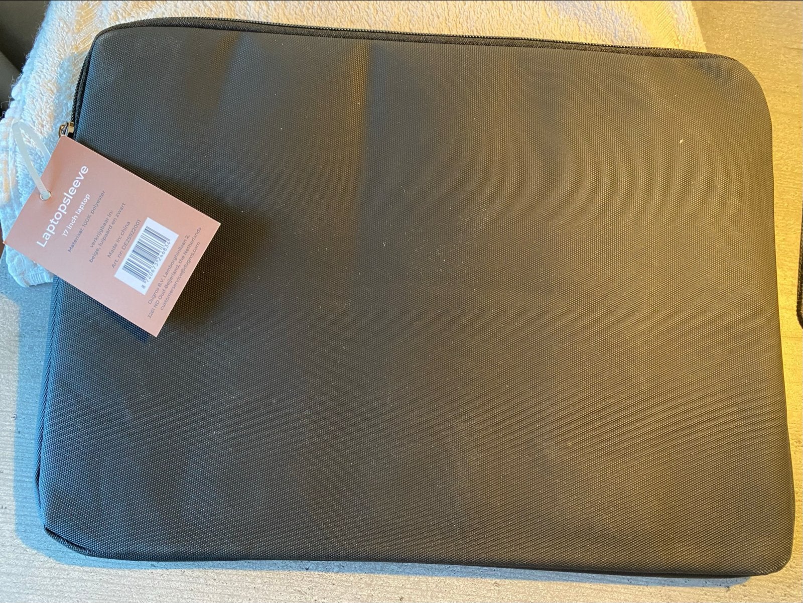 Laptopsleeve 17 inch - Zwart, Computers en Software, Ophalen, 17 inch of meer, Nieuw
