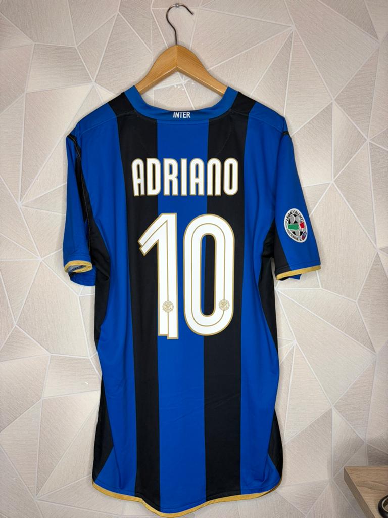 Inter Thuis 2008/2009 Adriano, Shirt, ., Maat XL, Ophalen of Verzenden