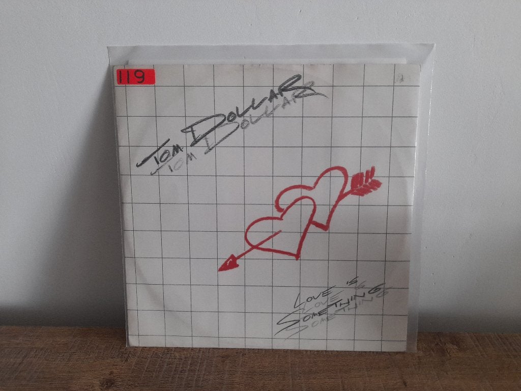 Tom Dollar - Love Is Something (Italo Disco Vinyl), Cd's en Dvd's, Vinyl Singles, Gebruikt, Ophalen of Verzenden, Dance en House
