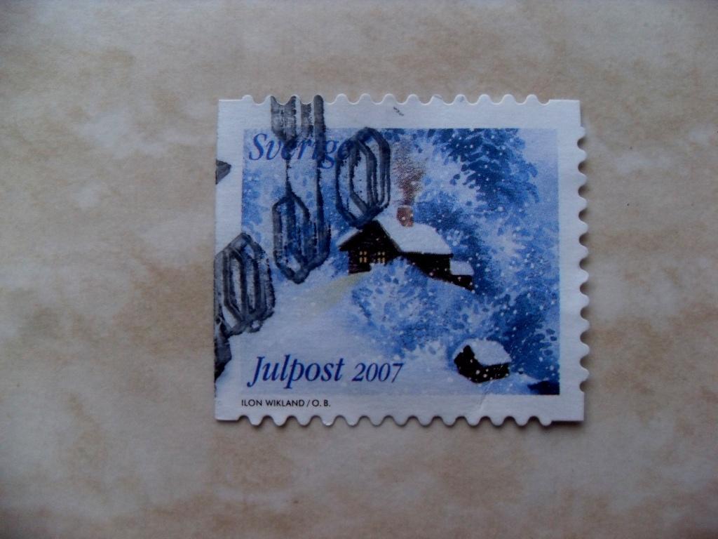 Zweden 2007., Postzegels en Munten, Verzenden, Zweden, Gestempeld