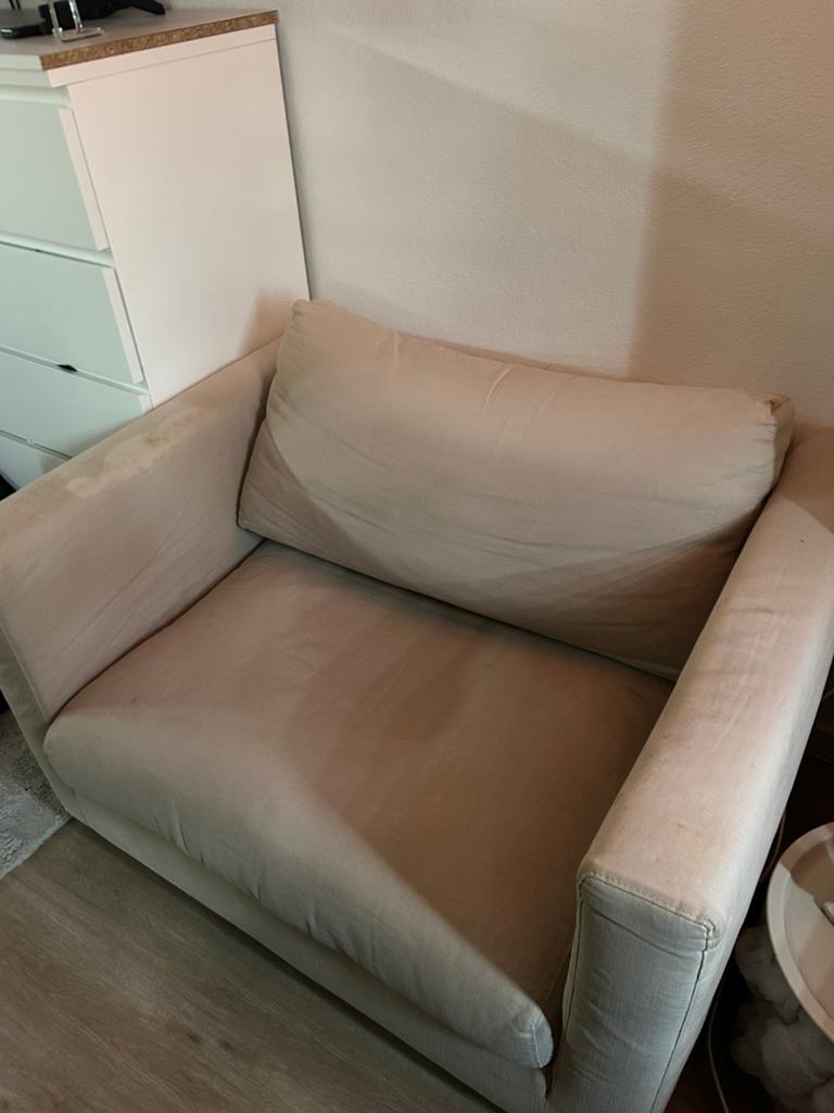 SOHO loveseat met omkeerbare kussens, Ophalen, Tweepersoons, 75 tot 100 cm, Zo goed als nieuw