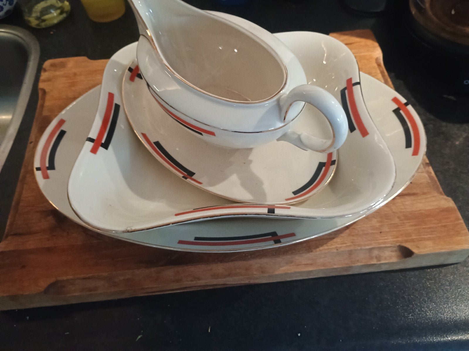 3 delen Windsor servies vintage, Antiek en Kunst, Antiek | Servies compleet, Ophalen of Verzenden