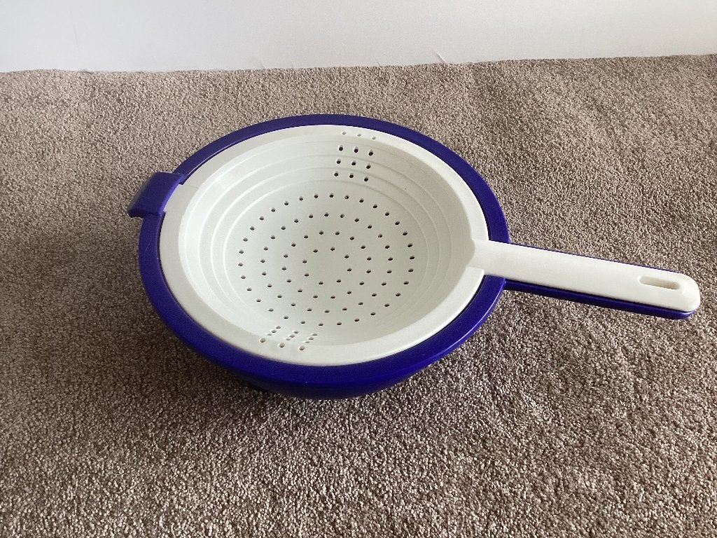 Tupperware Duo Vergiet, Ophalen of Verzenden, Zo goed als nieuw, Blauw, Overige typen