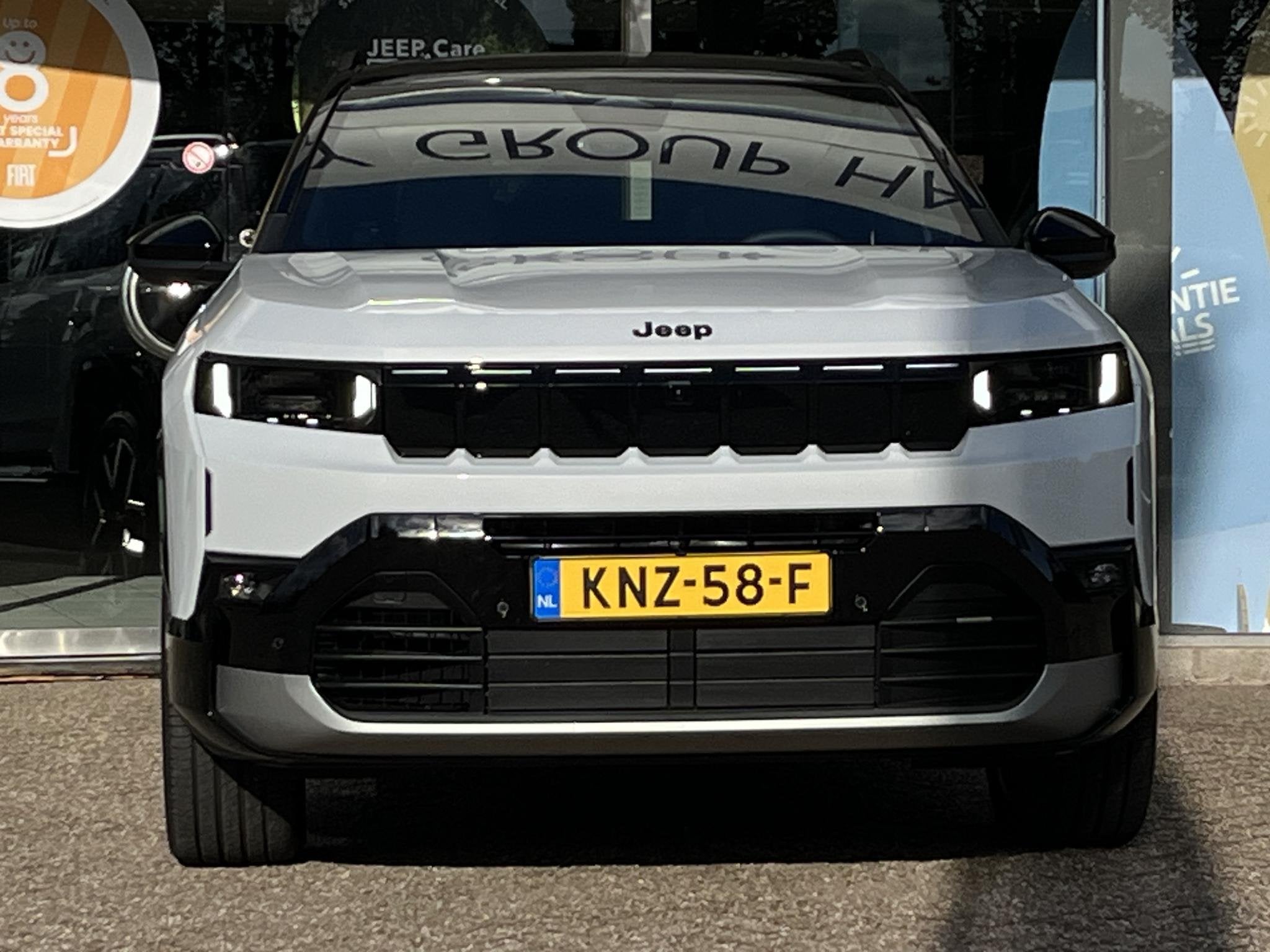 Jeep Compass 1.6 e-Hybrid Plug-In First Edition | Schuif-kan, Auto's, 1596 cc, 4 cilinders, Wit, Bedrijf