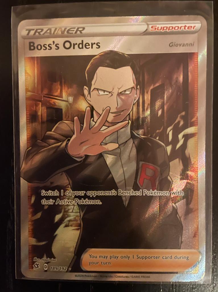 Boss's Orders - Giovanni RCL 189/192 Pokémon kaart, Ophalen of Verzenden