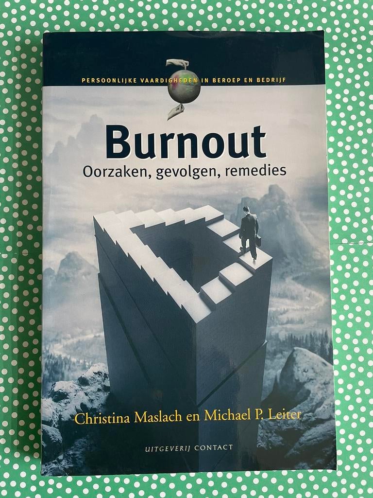 Burnout (oorzaken, gevolgen, remedies), Christina Maslach, Ophalen of Verzenden, Zo goed als nieuw, Overige onderwerpen