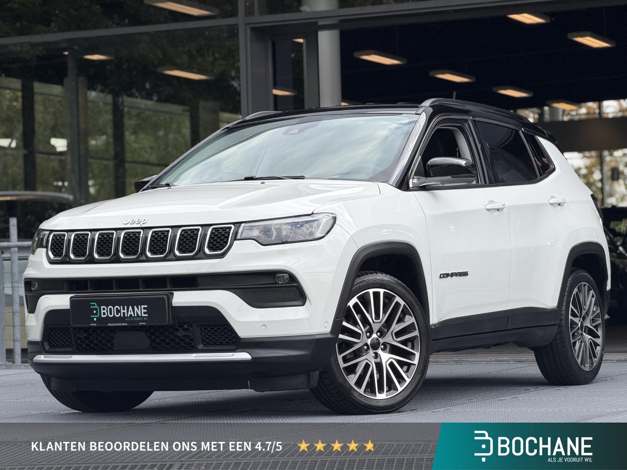 Jeep Compass 1.3T Limited 131PK | Stoel- en stuurverwarming