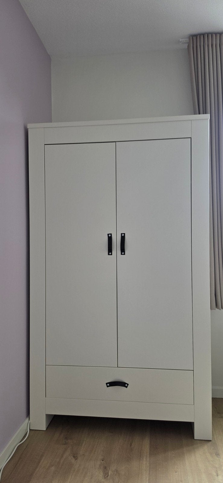 Kidsmill kledingkast met lades en druksysteem, Huis en Inrichting, Kasten | Kledingkasten, Gebruikt, 100 tot 150 cm, Modern, 150 tot 200 cm