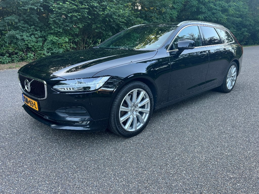 Volvo V90 T5 137dkm 186KW Polestar Leder ACC Pilot Head-UP, Auto's, 4 cilinders, 1969 cc, Zwart, Leder