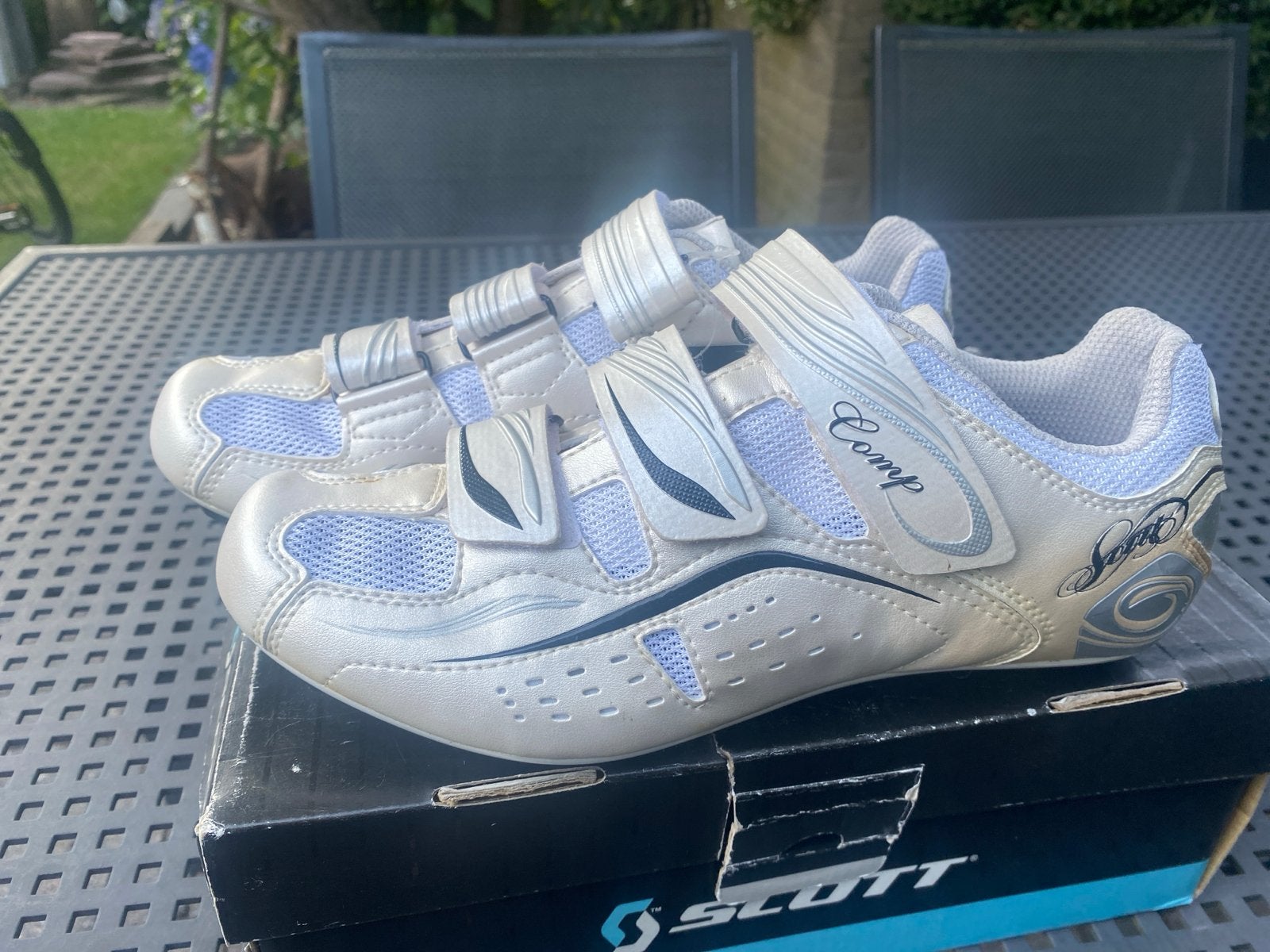 Nieuwe dames racefiets schoenen maat 38 - Ivoor wit/grijs, Schoenen, Nieuw, Overige maten, Ophalen of Verzenden