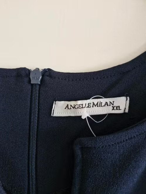 Nette blauwe jurk maat XXL h, Kleding | Dames, Angelle Milan, Blauw, Maat 46/48 (XL) of groter, Onbekend