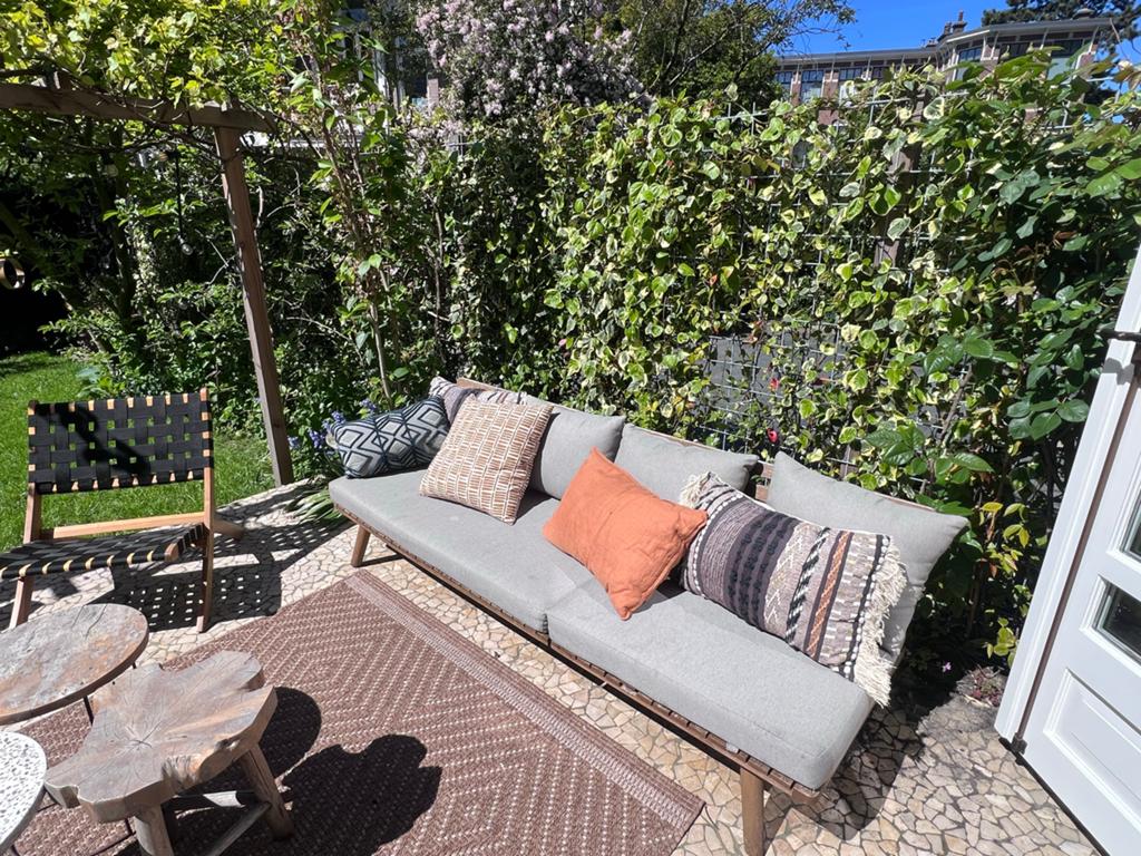 NOUS Garden Tuinbank La Paloma - Ligbedfunctie, Ophalen, Gebruikt, Hout