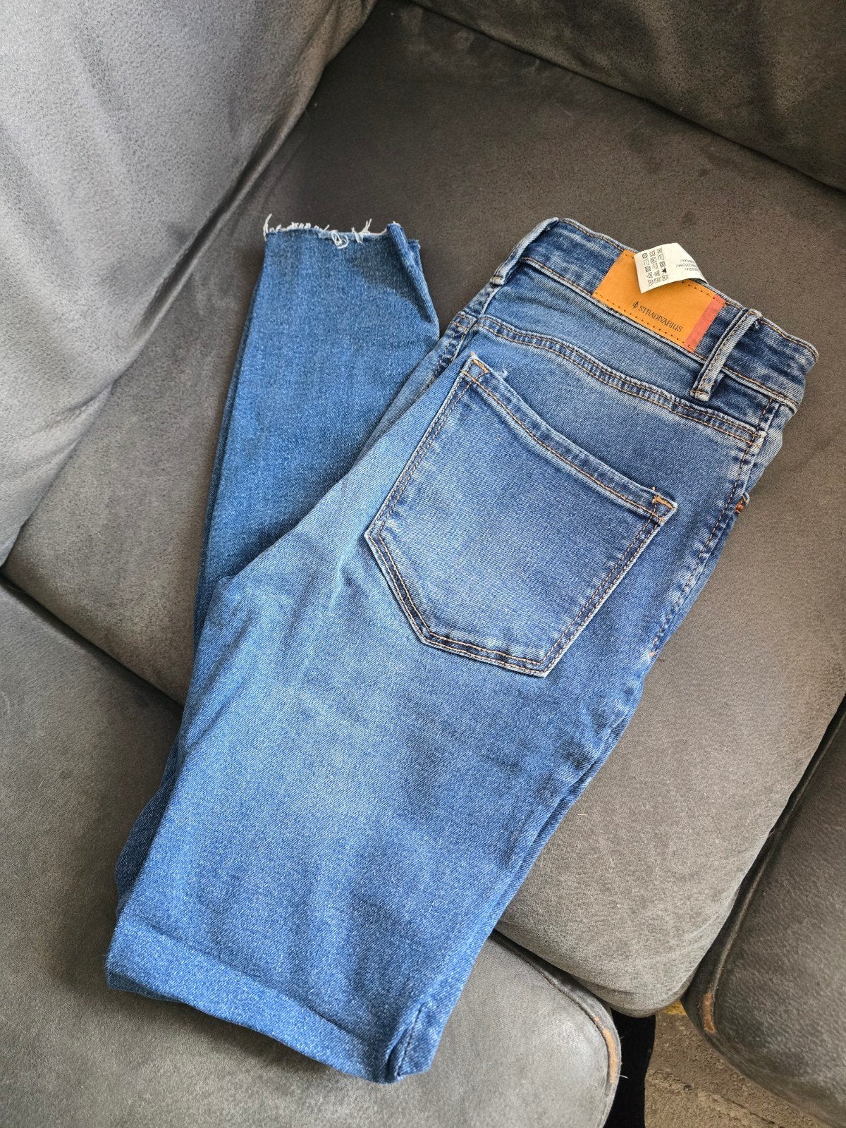 Stradivarius jeans maat 36, Blauw, Ophalen of Verzenden, Zo goed als nieuw, W28 - W29 (confectie 36)