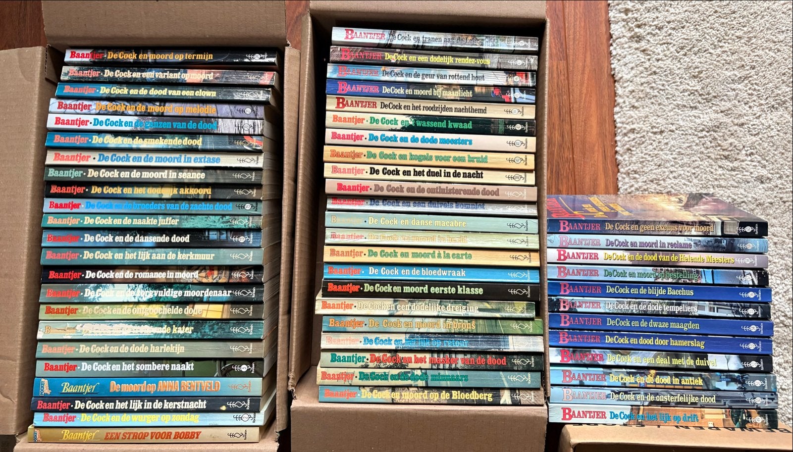 Grote collectie Baantjer boeken - De Cock serie, Boeken, Ophalen, Gelezen