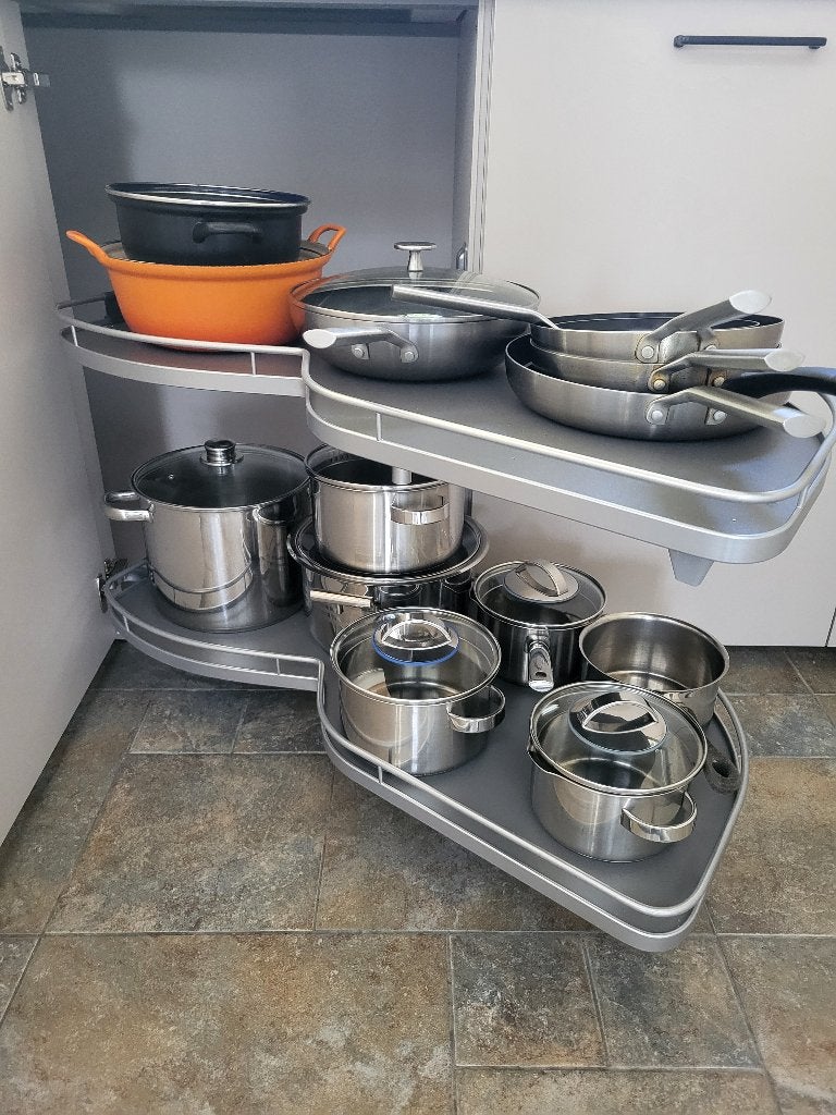hoekkast carrousel keuken, Ophalen, 50 tot 100 cm, Zo goed als nieuw, Minder dan 100 cm