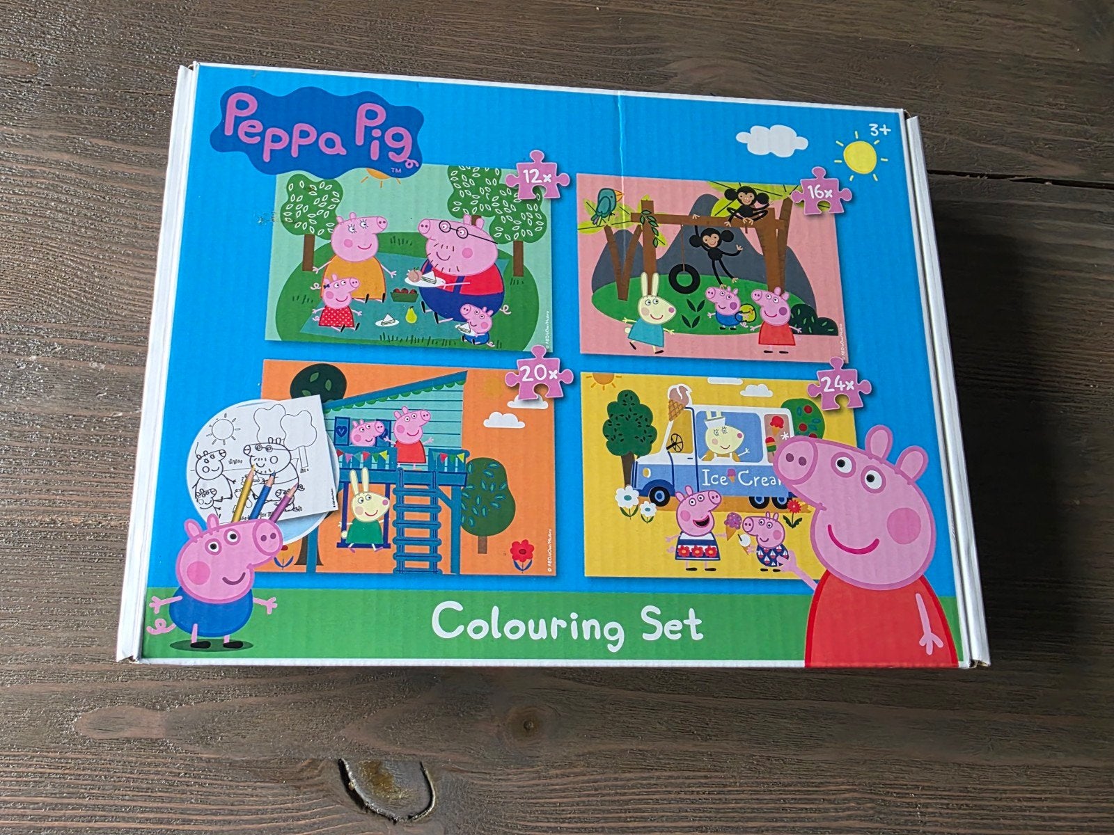 4 Peppa Pig Puzzels, Ophalen of Verzenden, 10 tot 50 stukjes, Zo goed als nieuw, 2 tot 4 jaar