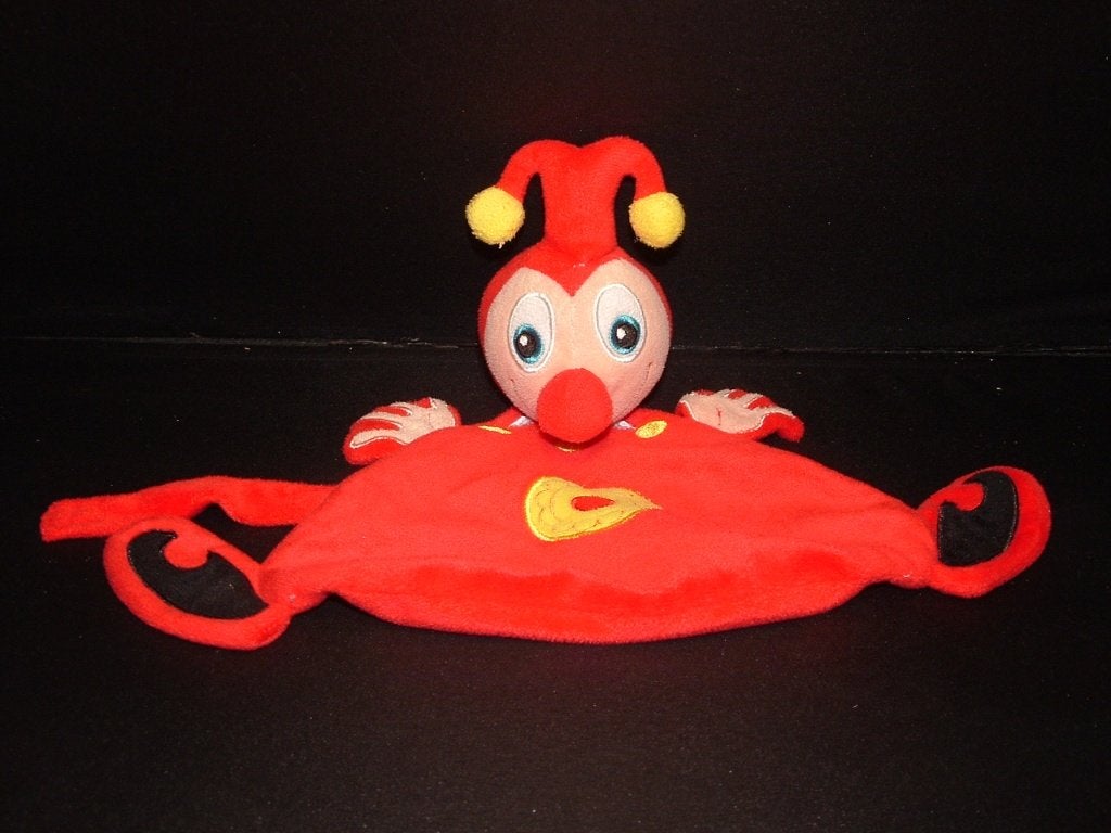 EFTELING POPJE JOKIE KNUFFELDOEKJE VELOURS ROOD MET, Ophalen of Verzenden, Nieuw, Overige typen