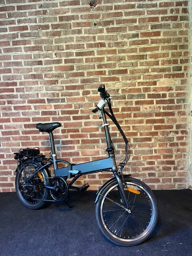 Oxylane Elektrische Vouwfiets (Inclusief 2 accu's), 20 inch of meer, Gebruikt, Velgrem, Versnellingen