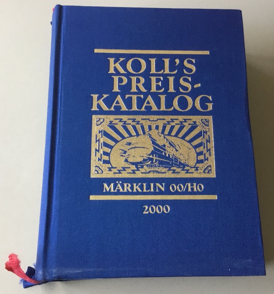 Märklin H0 Koll's Prijscatalogus 2000 gebonden editie 1136 b, Wisselstroom, Zo goed als nieuw, Märklin, Boek, Tijdschrift of Catalogus