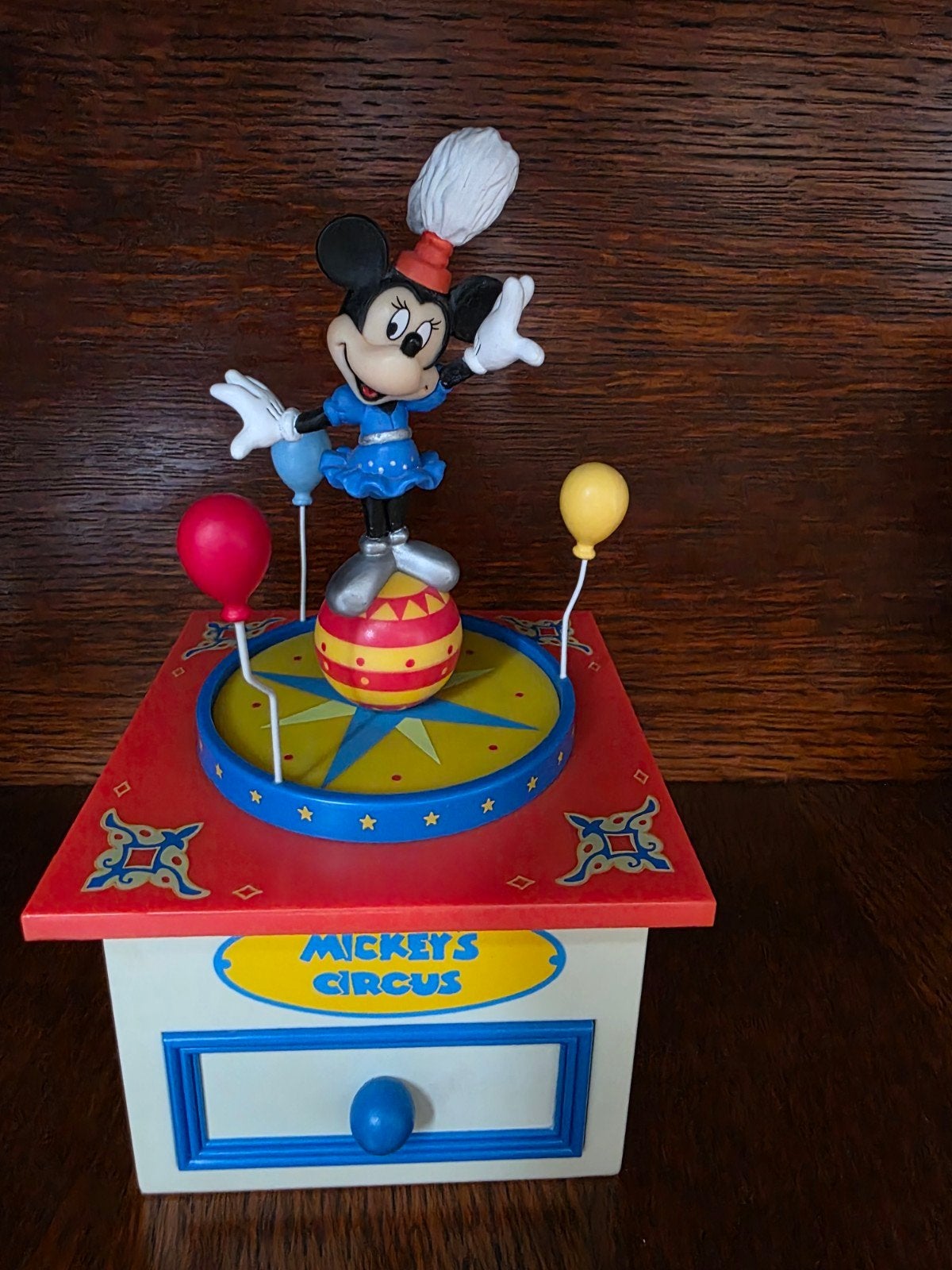 Minnie Mouse Muziekdoos - Mickey's Circus, Verzamelen, Ophalen of Verzenden
