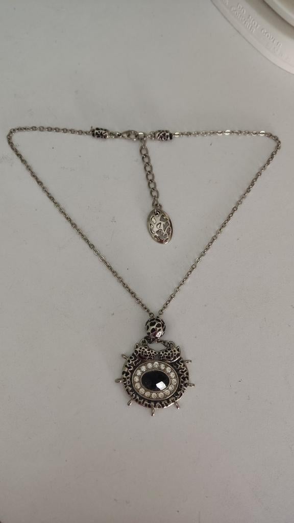 Leuke Luipaard achtige ketting, Ophalen of Verzenden, Gebruikt, Overige kleuren, Overige materialen