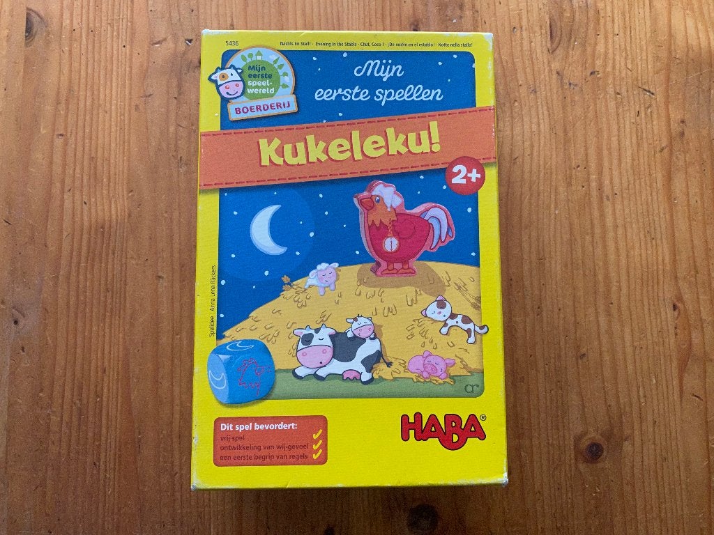 Kukeleku! bordspel, Ophalen, Gebruikt, HABA