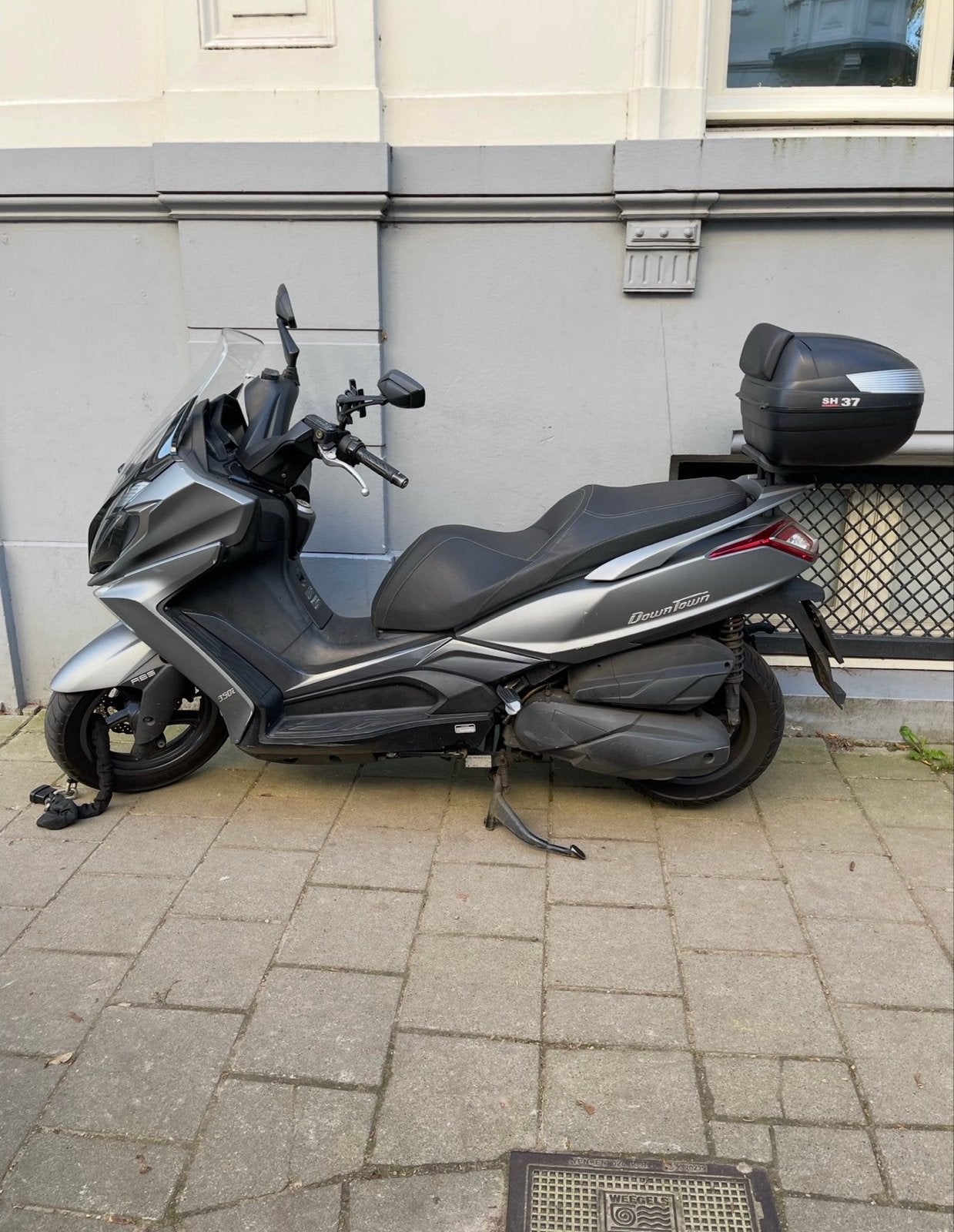 Kymco Downtown 350i ABS motorscooter met topkoffer 2016, Ophalen, Gebruikt, Overige typen, Kymco