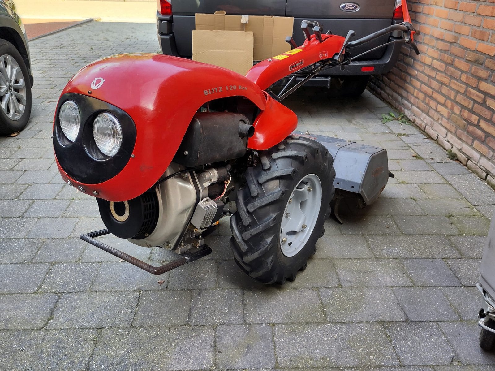 Valpadana Blitz 120 Rev diesel tuinfrees 10pk Yanmar E-start, Tuin en Terras, Ophalen, Gebruikt