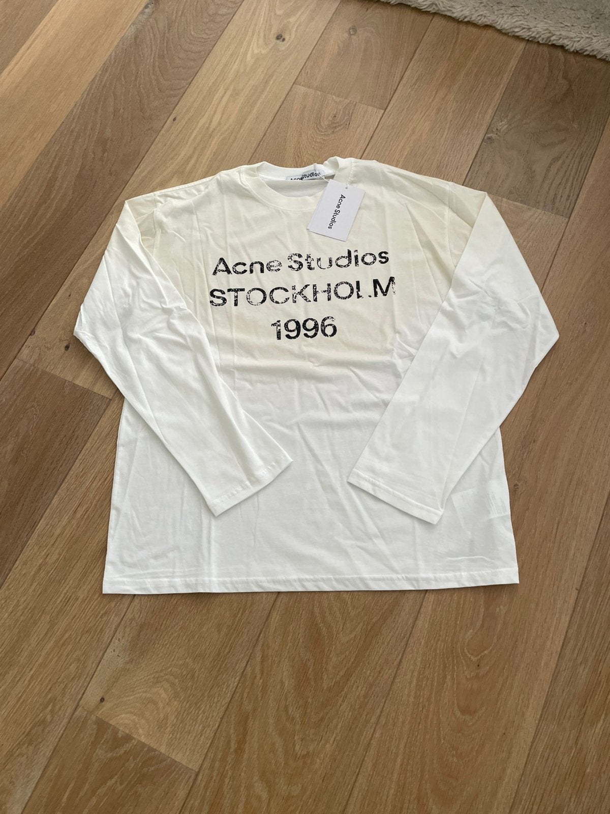 Acne Studios stockholm 1996 longsleeve-maat M-nieuwe, Verzenden, Zo goed als nieuw, Maat 48/50 (M), Wit