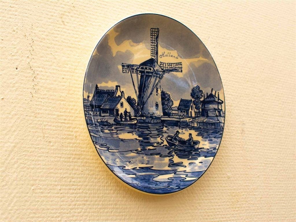 Delft wandbord 36357, Ophalen of Verzenden, Gebruikt