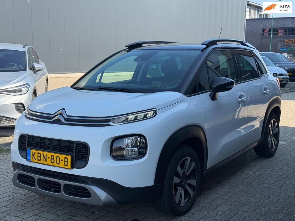 Citroen C3 AIRCROSS 1.2 PureTech S&S Shine HUD Hifi Carplay, Auto's, 840 kg, Gebruikt, Euro 6, Wit