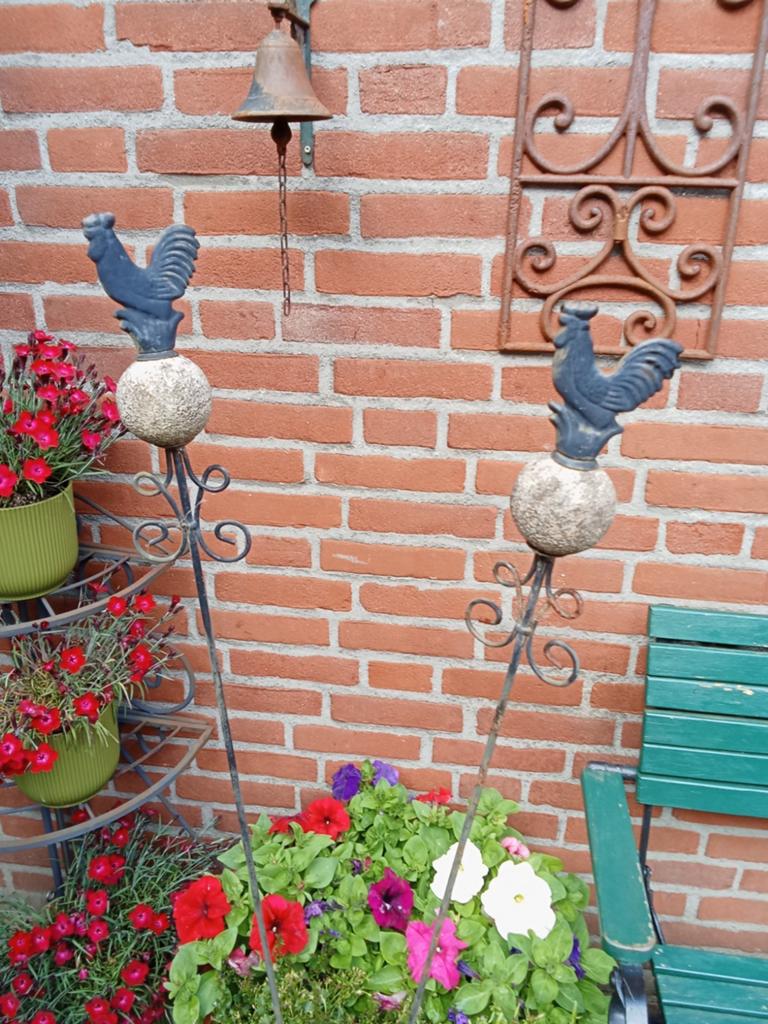 set van 2 tuinstekers, Tuin en Terras, Tuinwanddecoratie, Ophalen of Verzenden