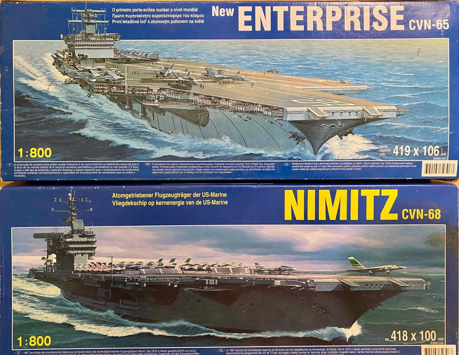 USS Enterprise, USS Nimitz & Lamborghini Diablo, Overige merken, 1:50 of kleiner, Overige typen, Ophalen of Verzenden
