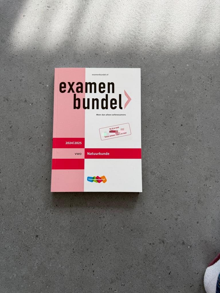 Examenbundel Natuurkunde VWO 2024/2025, Ophalen of Verzenden, Zo goed als nieuw, VWO, Natuurkunde
