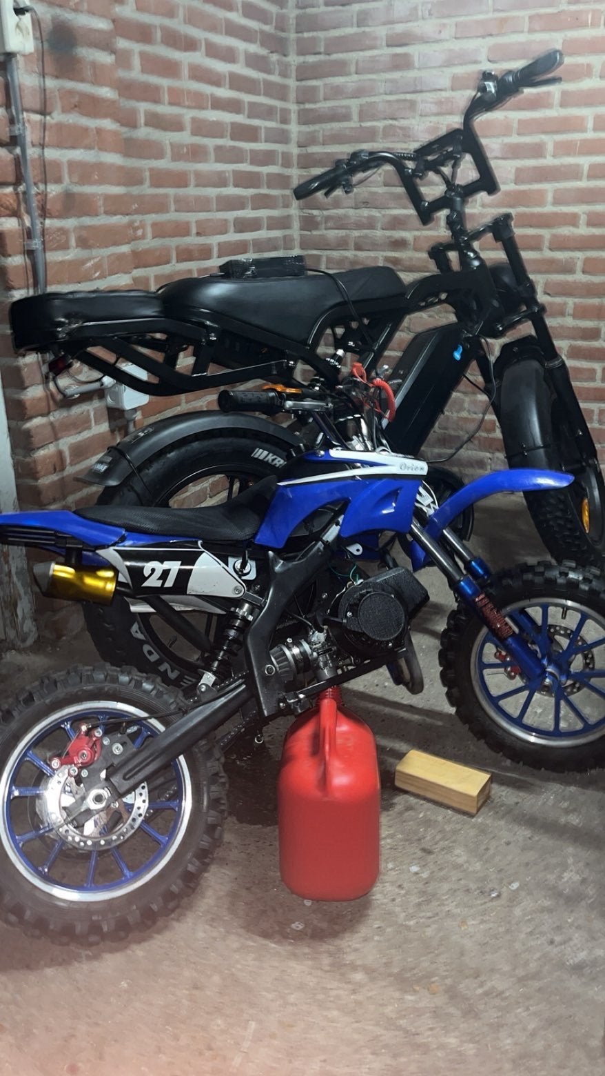 Minicrosser 49cc, Fietsen en Brommers, Minibikes, Midibikes en Pitbikes, Ophalen, Zo goed als nieuw, Overige typen