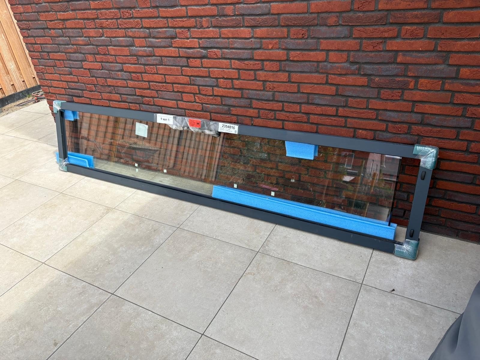 Dubbel glas + aluminium kozijn, Ophalen, Nieuw, Aluminium