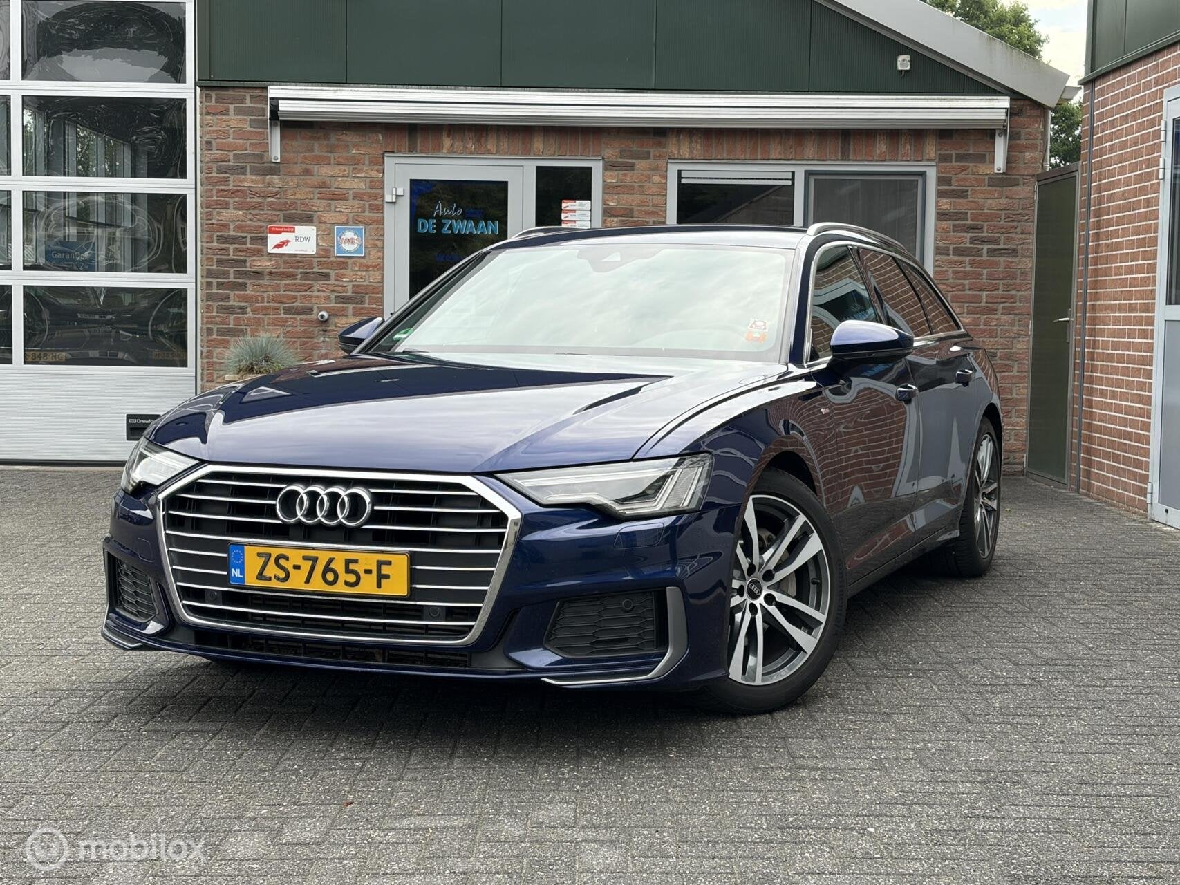 Audi A6 Avant 45 TFSI S edition., Gebruikt, Euro 6, 4 cilinders, Blauw