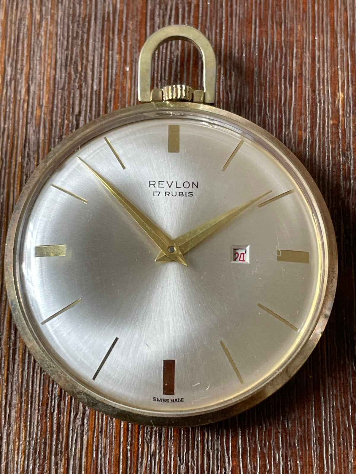 Revlon Zakhorloge - Loopt nog, Overige merken, Overige materialen, Zakhorloge, 1960 of later