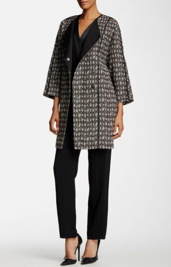 GERARD DAREL Jacquard Kimono Style Jacket Coat Jas XXL 2XL, Ophalen of Verzenden, Zo goed als nieuw, Maat 46/48 (XL) of groter