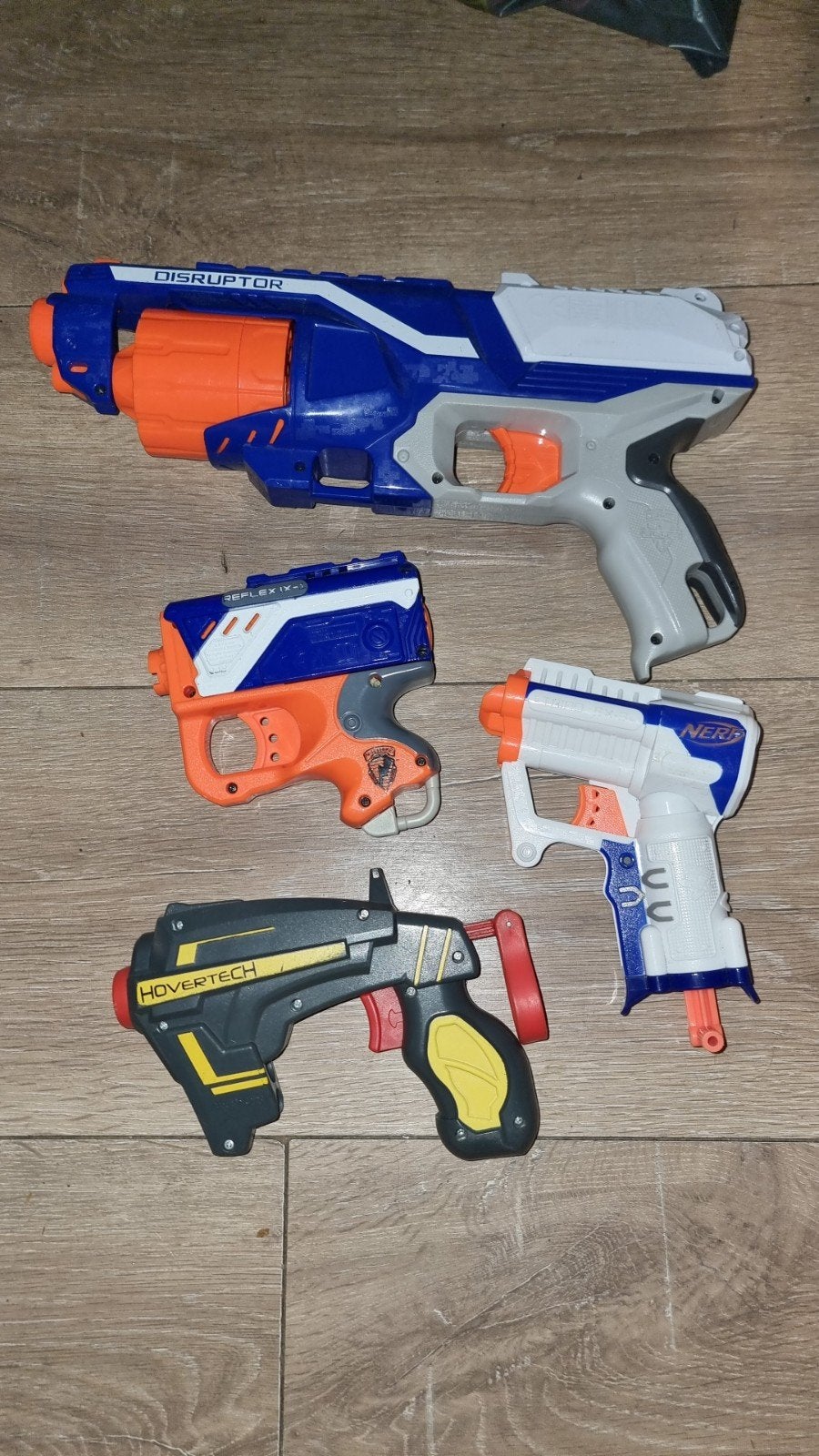 Nerf Blasters Set - Disruptor, Reflex, Hovertech, Ophalen of Verzenden