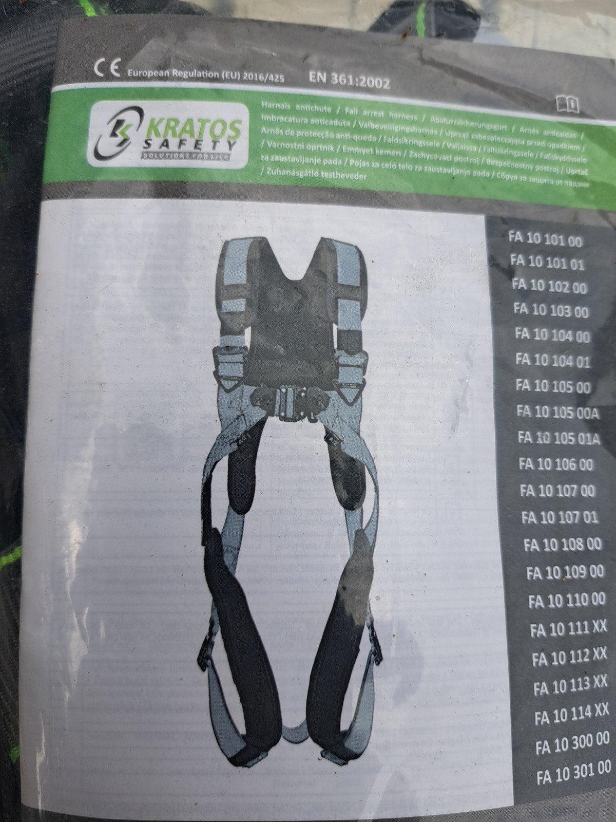 Kratos Safety Veiligheidsharnas - Nieuw in verpakking, Ophalen of Verzenden, Nieuw